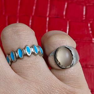 Moonstone Silver Ring