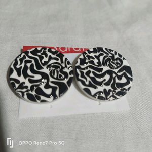 Zebra Print Earing