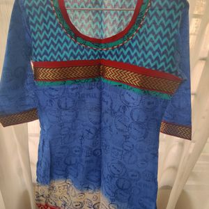 Blue Kurti