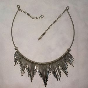 Unique - SILVER necklace @❗₹50/-