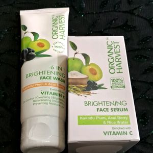 Serum And Face Wash