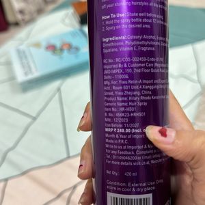 Hair Setting Spray