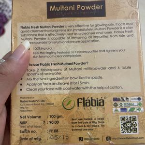 Multani Powder