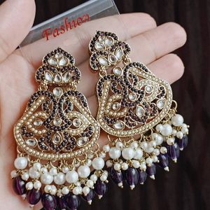 Beautiful Pakistani work earrings premium quality