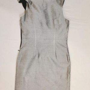 Metalic Gray Mini Dress