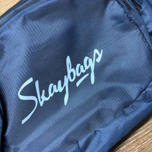 Skyabags Waist Bag In Navy Blue