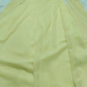 Yellow Anarkali