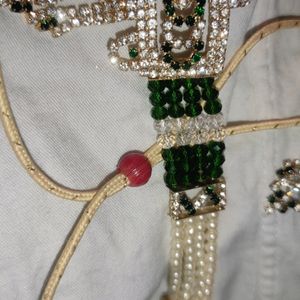 New Green Pearl Choker Set