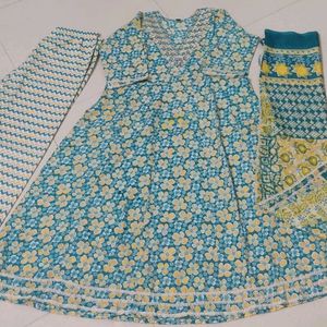 Cotton Anarkali Suit