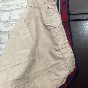 Reebok Beige Shorts Originals 1895 Series