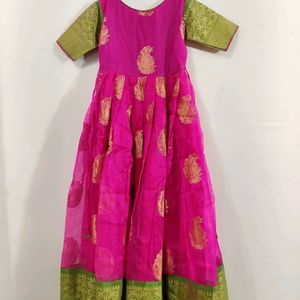 Pink Ethnic Gown ( Women)