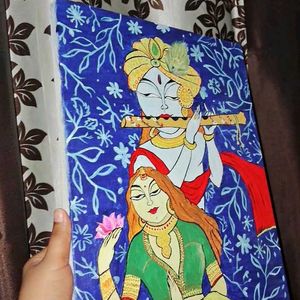 Radha Krishna Canvas Painting