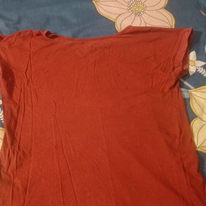 Orange Colour Top