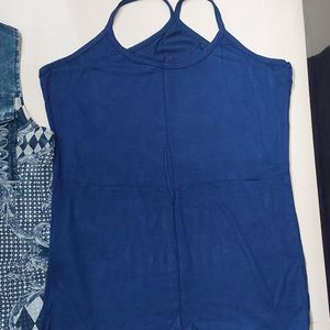 Denim Top With Inner