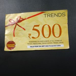 Trends 500 Coupon