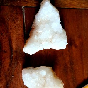 Two Gorgeous Clear Quartz Crystal Clusters