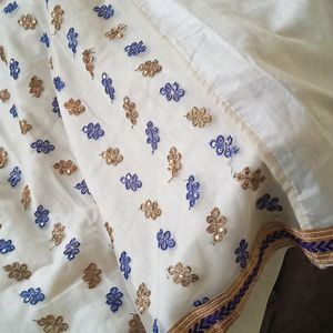 Saree With Stitched Blouse