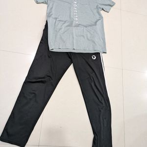 Large Size Sports Tshirt And Track Pant