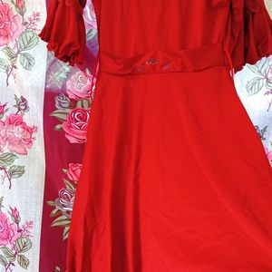 Beautiful Red Gown For 12 to 13 years Old Girls.