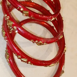 Red Bangle Set