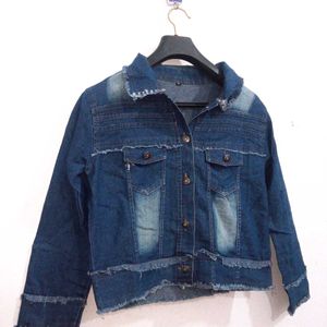 Navy Blue Denim Jacket