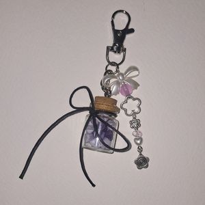 Cute Star Jar Charm (Purple)