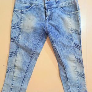 Denim Jeans Capris For Women