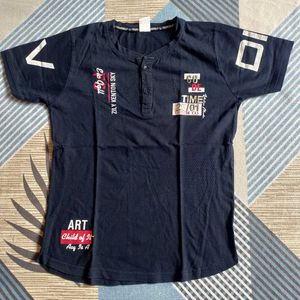 Navy Blue Jean With T Shirt