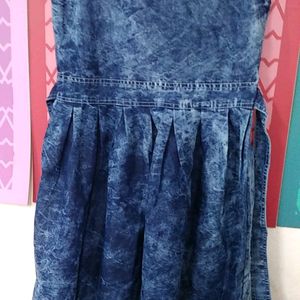 baby denim frock