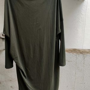 Olive Tunic Dress Can B Worn As T-shirt