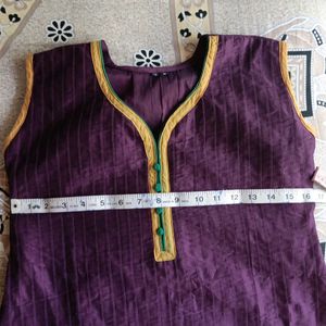 Sleeveless Alterable Kurti