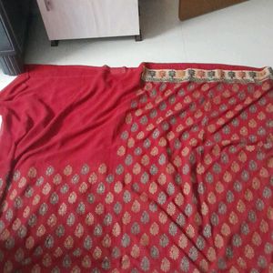 Saree With Stitched Blouse 38 Bust