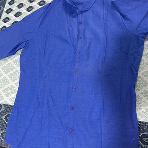 Blue Cotton Shirt