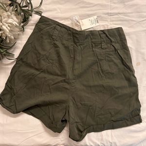 Miss Selfridge American Brand Olive shorts