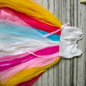 Rainbow Frock For Girls 299