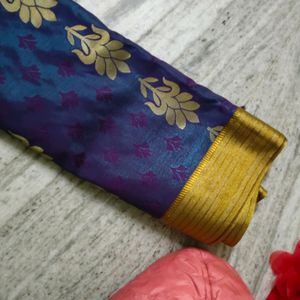 Pattu Saree One Time Used