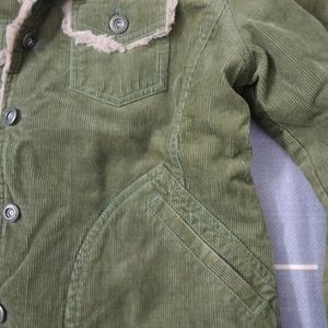 Olive Green Winter Jacket For Women