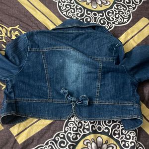 Denim Crop Jacket