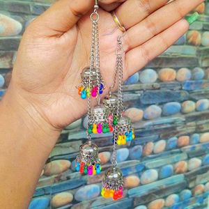 Grab This Trendy Stylist Oxidised  Long Earring