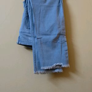 Stone Washed Blue Denim