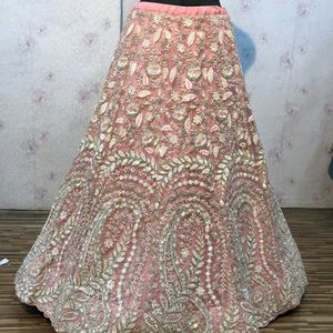 Beautiful Peach Colour Lehenga Choli