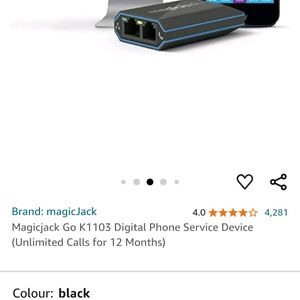 Magicjack Go K1103 Digital Phone Service Device