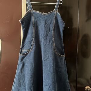 Cute Denim Short Dress