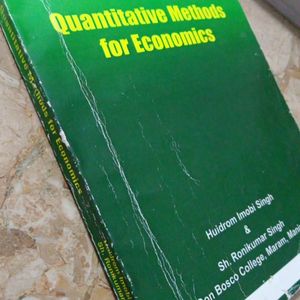 Quantitative Methods for Economics