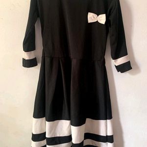 Women Skater Black Dress