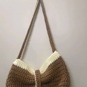 Handmade Crochet Bow Bag