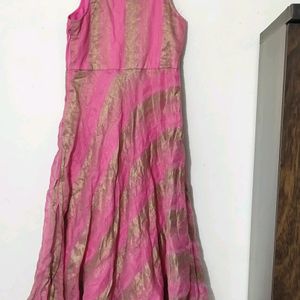 Pink Ethnic Simple Gown