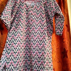 Pure Cotton  Printed kurti