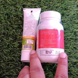 Face Mask And Dermaco Biotin Capsules