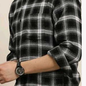 Black and White Checks Shirt